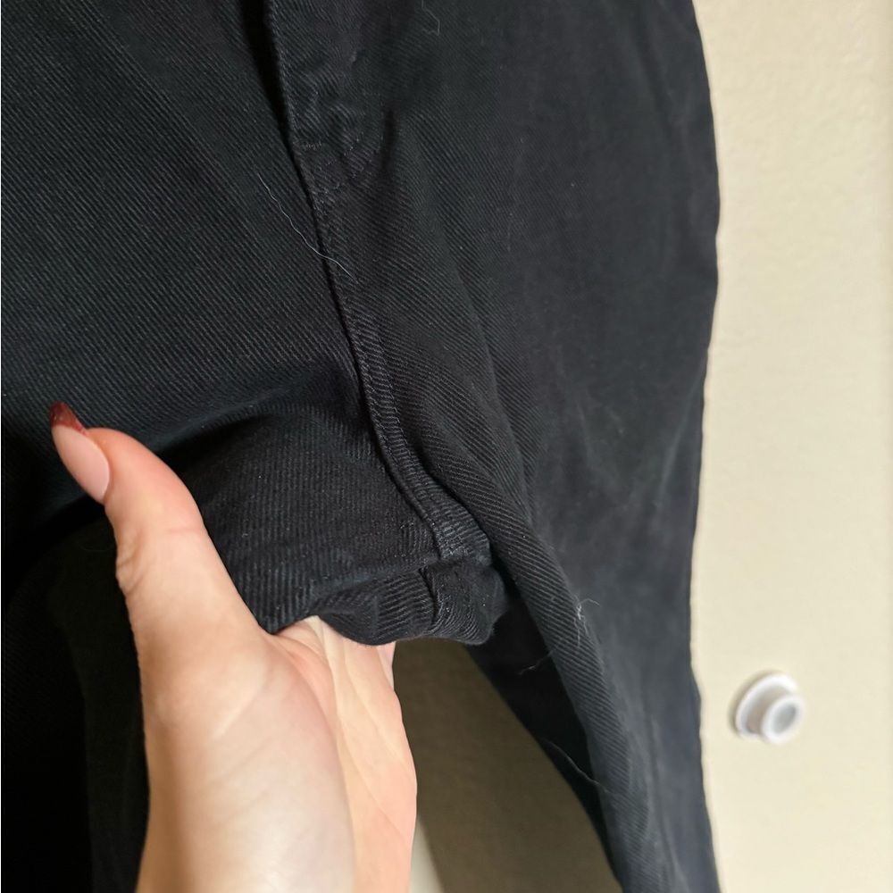 Vintage Silver Tab Levi's Jeans‎ Slim Straight Leg Black High Rise USA Sz 26 - Picture 7 of 7